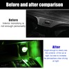Sylvil 5 PCS USB LED Car Interior Atmosphere Lamp, Portable