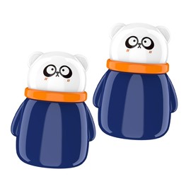 TOVINANNA 2pcs Talcum Powder Puff Case Lightweight Compact Dispenser for Gentle Skin Protection for Travel and Daily Use for Home and Outings