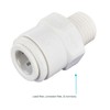 John Guest 3/8 Inch OD x 1/4 Inch NPT Male