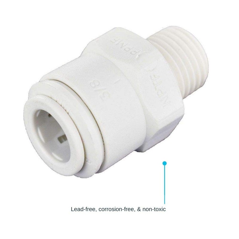 John Guest 3/8 Inch OD x 1/4 Inch NPT Male