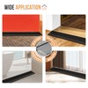 1" Rise Threshold Ramp, 35.4" Wide Natural Rubber Door Ramp