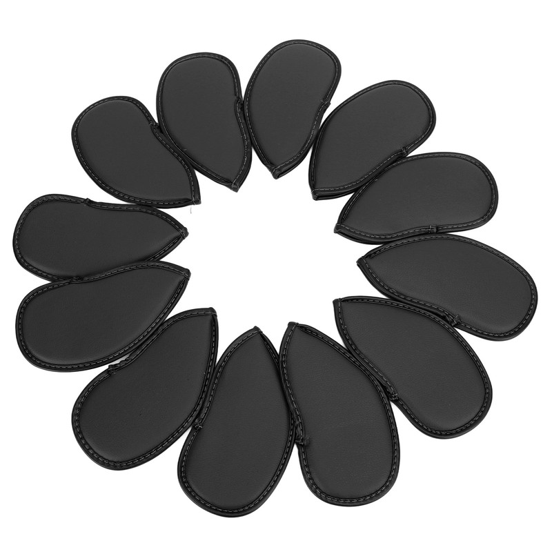 12Pcs Golf Iron Covers Set with Numbers Soft Protective Golf