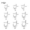 100 Pieces 4#~6/0 7384 High Carbon Steel Up-Turned Octopus Hooks