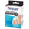 Nexcare Max Hold Waterproof Bandages Assorted 12 Pack