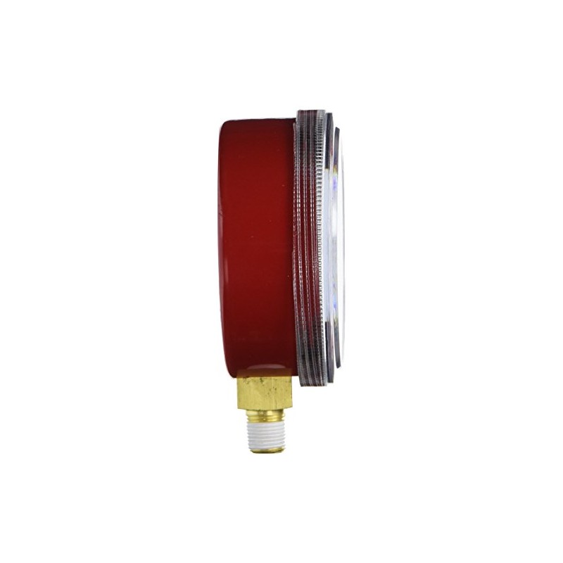 Yellow Jacket 49035 Gauge (Degrees F), 2-1/2", Red Pressure, 0-800