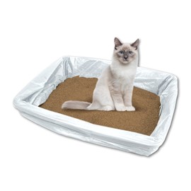 Pet Basic Original Cat Litter Liner Bags 10-Piece Set, Extra Large