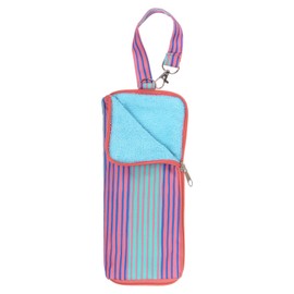 HARFINGTON Umbrellas Bags for Wet Travel Umbrellas 4.9"x14.2" Portable Cover Carry Storage Sleeve for Compact Folding Umbrellas Travel Home Outdoor, Red Stripe