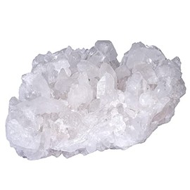 KYEYGWO KYEYGWO Natrlichen Bergkristall Druse Rohstein, Unregelm??ige Kristall Cluster Specimen Naturstck Dekorative Steine Drusensegment Reiki Heilung Edelstein Fengshui Ornamente, 485-736 g