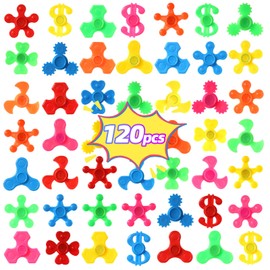 120pcs Mini Fidget Spinner Bulk, Party Favors Fidget Spinners for Kids 4-8-12, Goodie Bag Stuffers, Stress Relief Sensory Fidget Toys for Kids, Birthday Gift Treasure Box Toys for Classroom Prizes