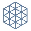 5pcs Table Mats Geometric Hex Shape Hollow Silicone Blue Insulation