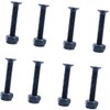 ANCLLO 16pcs 35mm Skateboard Screws Longboard Hardware Set Skate Bridge