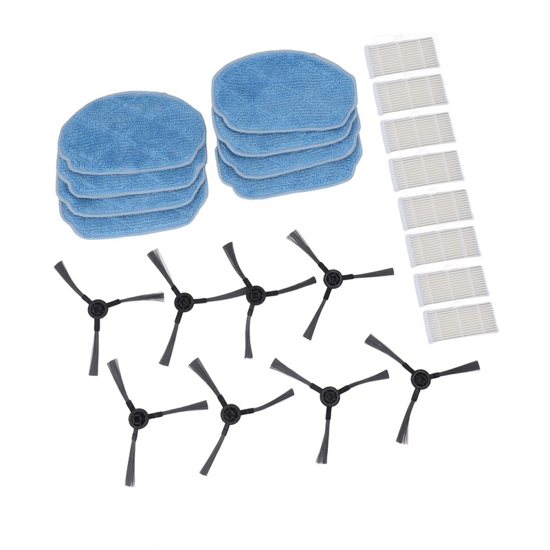 Robotic Vacuum Cleaner Accessories Kit Mop Cloth Side Brush Filter