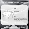 DWCN Wipe Clean Tablecloth Wipeable Tablecloths Grey Table Cloth Waterproof