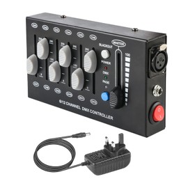 Dmx 512 Console, 12 Channel Dmx Controller, Controlador Dmx 512 Controller, Control Dmx Light Controller Board, Mini Portable Dj Lights Dmx Controller for Dmx Light Control