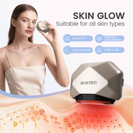 LULUROSE 4-in-1 Facial Massager,Heat Facial Beauty Device for Face Neck Eye Lifting Firming Depuffing,Facial Sculptor Skin Care,at Home or Traveling