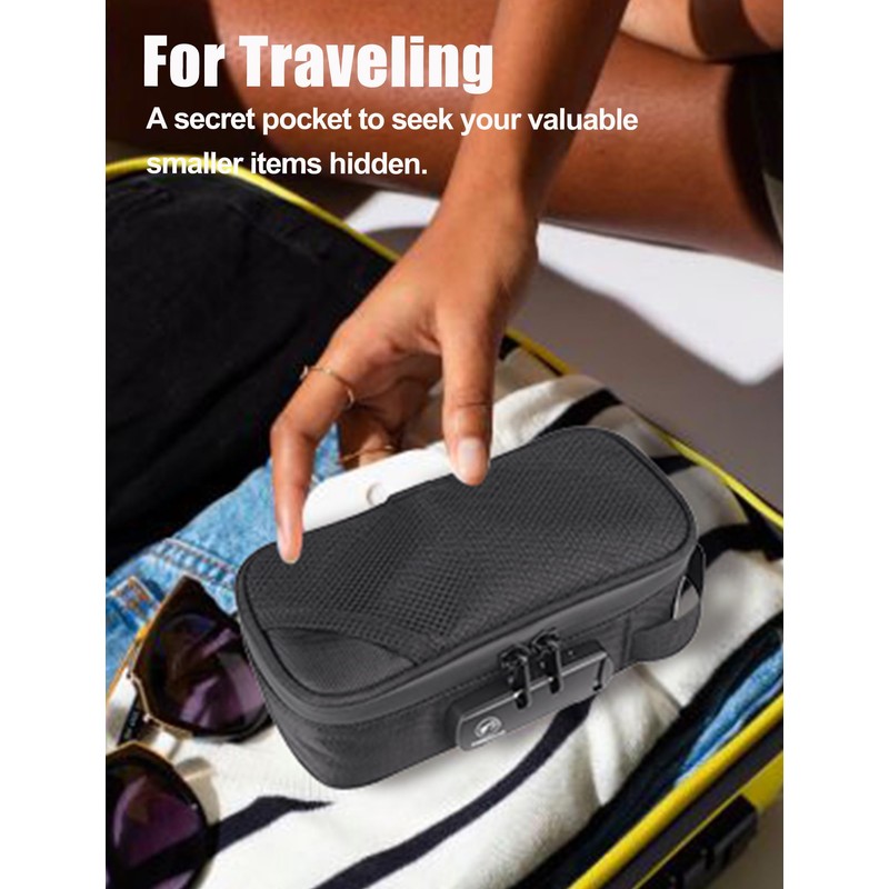 FIREDOG Smell Proof Bag with Lock, Carbon Lined Smell Proof