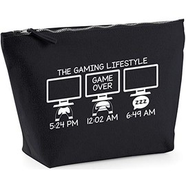 Hippowarehouse Gaming lifestyle printed make up cosmetic wash bag 18x19x9cm