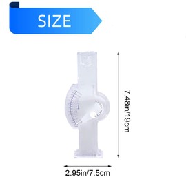 baixikly Hydrometer Saltwater Aquarium Salinity Tester for Saltwater Aquarium Hydrometer for Testing Salinity and Specific Gravity