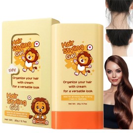 Hair Wax Stick for Styling,2-in-1 Design with Built-in Comb,Styling W/ax for Smooth Wigs,Slick Back H/air Brush,Wa/x Stick Ha/ir Accessories,Long Lasting Styling Wax Stick Hair,Hair Styling Tool