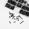 Pack of 200 Black Cross Self-Tapping Screws - M3/M3.5/M4/M4.8 Sheet