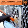 Suds Lab Detailing Brush with Rubberized Bristles, Car Detailing Wheel