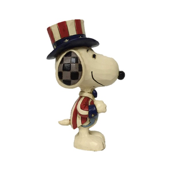 enesco Jim Shore Snoopy American Mini 6005951