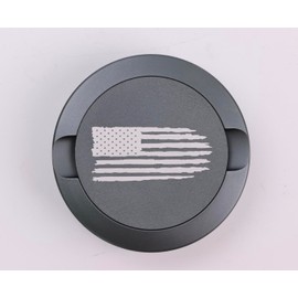 TuffTynz Premium Zyn Metal Can | Zyn Holder | Metal Zyn Container | Moisture & Odor Proof Container | Aluminum Zyn Can & Organizer | Dip Can | Zyn Tin | The Patriot (Knurled Edge, Gray)