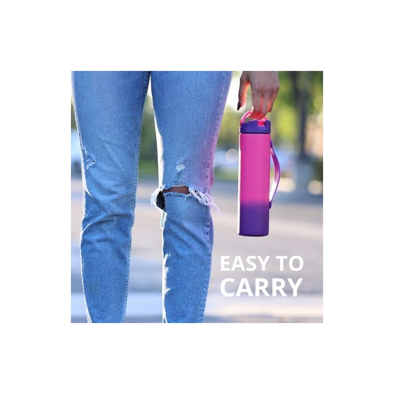 Elemental Iconic Pop 14oz Sport Bottle, Strap Pack, Brights -