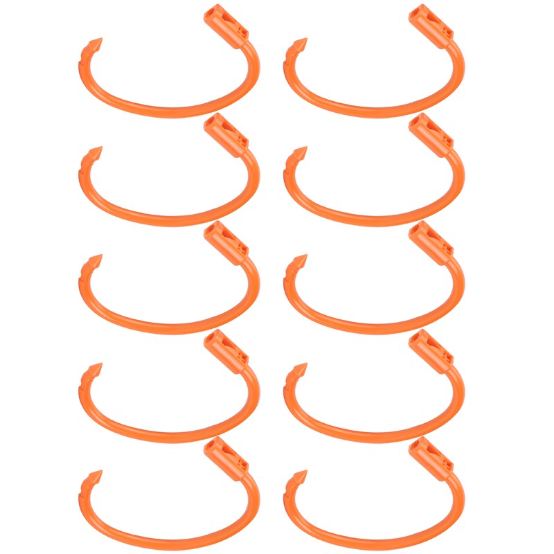 10PCS Plastic Lightweight Good Elasticity Farm Bull Nose Ring Accessory