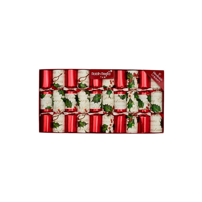 Robin Reed Bows and Berries Christmas Cracker Favors - Set