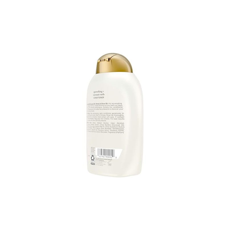 OGX, Acondicionador de Coco para Rizos, 385 ml