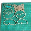 4pcs 3D flower Butterfly Metal Cutting Die Cuts, DIY Crafts