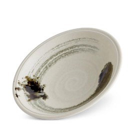 Large Bowl with Sumi Brush Design by L-Objet