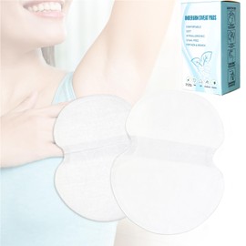 Underarm Sweat Pads - 20 Count Ultra-Thin Invisible Armpit Sweat Pads with Self-Adhesive & Disposable, Hypoallergenic, Residue-Free | for Work, Gym, Travel