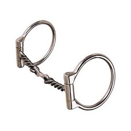 Reinsman 223 Golden Glide Offset Dee Snaffle with 3/8" Twisted Dogbone; Stage A
