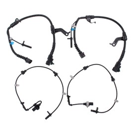 MOTOKU Front Rear ABS Wheel Speed Sensors Set for Honda Civic 2016-2022 Left Driver and Right Passenger Side