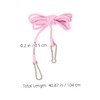 KOMBIUDA 5pcs Mitten Clips for Toddlers Elastic String Holders for