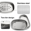 Soap Dish for Shower, Stainless Steel Bar Soap Dishes Holder