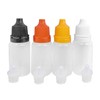 YIQI 21 Pcs Plastic Bottles Dropper Bottles Liquid Container 10ml