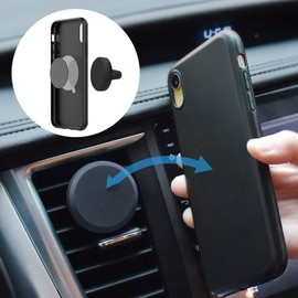 Magnetische Auto Handyhalterung, 360 Grad Drehbare Lüftungs-KFZ Halterung Handyhalter Kompatibel mit