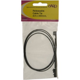 Releasable Cable Tie 4.8x300mm (3 per pack)