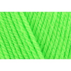 Sirdar Hayfield Bonus DK Crochet Yarn, 100% Acrylic Double Knitting Wool for Toys Jumpers & Sweaters - 100g Ball - Neon Green (552) - Single (1 Ball)
