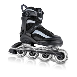 Adjustable Inline Skates for Kids and Adults – Color Gradient Roller Skates with Full Light-Up Wheels for Girls, Boys (Ages 5-8, 8-12), Youth, Men, and Women – Indoor & Outdoor Use