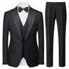 Rogers & Morris Tuxedo Suits for Men Solid 3 Piece