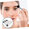 TOVINANNA 6pcs Double-ended Sponge Makeup Brush for Eyebrows and Mascara