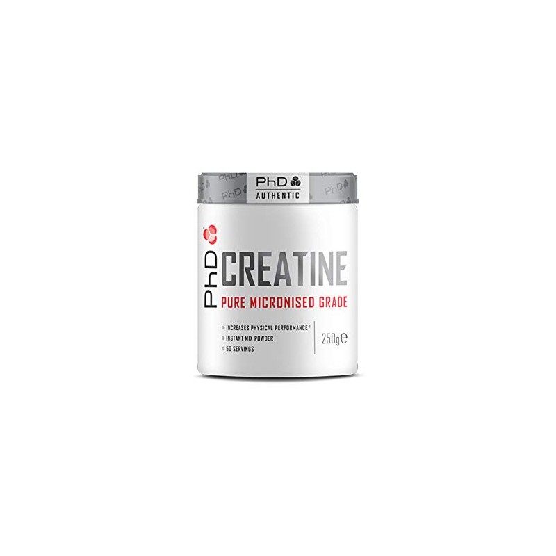 PhD Nutrition Micronised Creatine Supplement, Supports Strength Training and Intensive