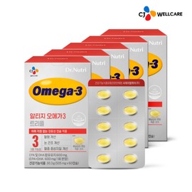 CJ Wellcare Dr. Nutri Altige Omega 3 Triple 5 boxes/5 months supply / CJ웰케어 닥터뉴트리 알티지오메가3 트리플 5박스/5개월분