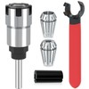 1/4 Inch Shank Router Bit Collet Extension Chuck Converter Adapter,