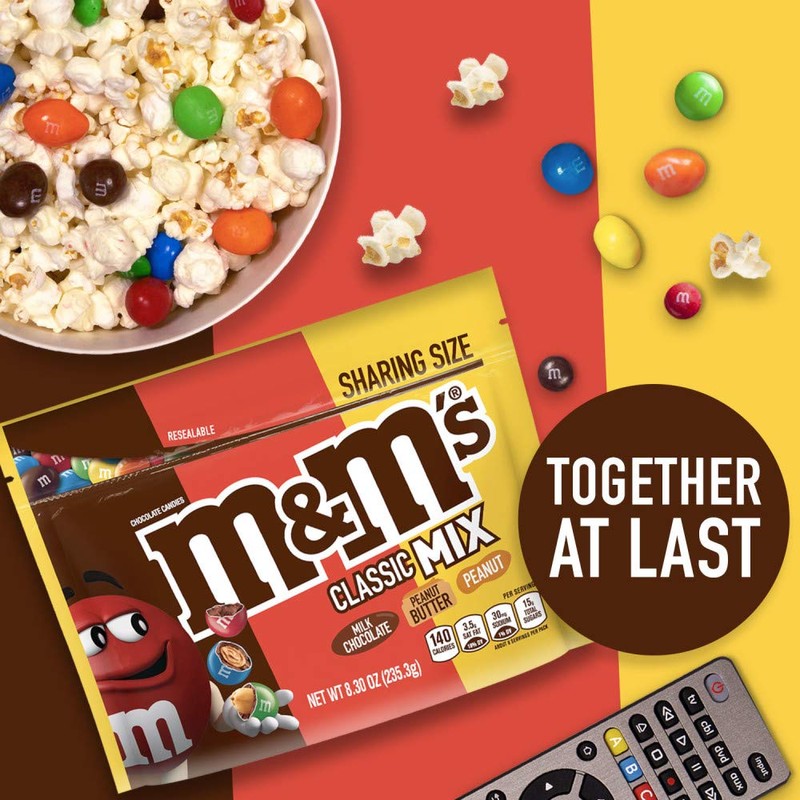 M&M'S Classic Mix of Peanut, Peanut Butter & Milk Chocolate
