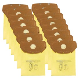 15 Pack AH10232 Sealed Collar Vacuum Bags for Hoover Commercial MPWR 40V Cordless Backpack Vacuum CH93619, CH93600 | Type CB1 Replacement Filter Bag with Leak-Proof Design